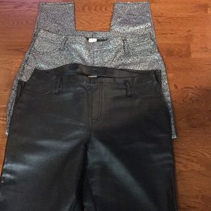2 pairs of dressy leggings/pants
